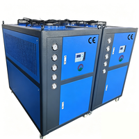 Refroidisseur d'eau industriel à air refroidi Shenfeng série SML 380V 50Hz 3P avec pompe intégrée, contrôle PLC, haute précision pour température de moule
