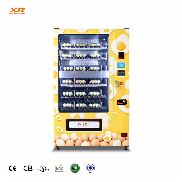 XY Popular Fresh Food Vending Machine, with Refrigeration and Lifting System, Can Sell a Variety of Fruits and Vegetables.