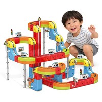 Juguete de Construcción DIY: Pista Mágica para Coches, Tren Eléctrico de Levitación, Juguetes Educativos STEM de Plástico, Rieles de Tren Pequeños, Juguete de Ensamblaje DIY