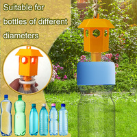 Trampa para Avispas en Forma de Pagoda con Techo Protector y Adaptador de Embudo para Botellas Estándar, Decoración de Jardín, Control de Plagas, Pedidos al por Mayor