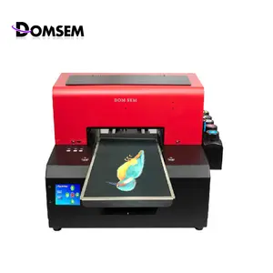 DOMSEM Small Size UV Printer With Original EPSON L800 Electric Print Head For DIY Customized Phone Case Business Card