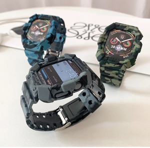 Bracelet de Sport TPU imprimé en Silicone pour <span class=keywords><strong>Apple</strong></span> <span class=keywords><strong>Watch</strong></span> série 2 <span class=keywords><strong>3</strong></span> 4 5 6 7 8, coque blindée pour Iwatch 38/40/42/44/41/45mm - Product Image 4
