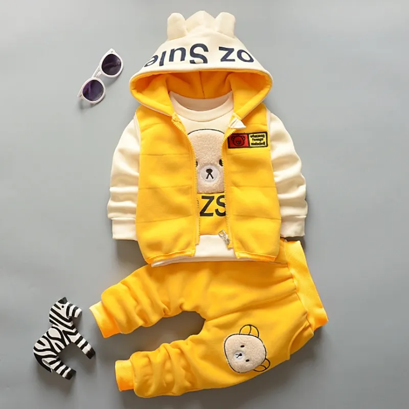 Driedelig Vest 1-4 Jaar Kerst Outfit Herfst Winter Baby Jongens Kleding Sets