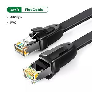 Para Cat8 40Gbps RJ45 <span class=keywords><strong>Ethernet</strong></span> <span class=keywords><strong>Cable</strong></span>-Conductor de cobre sólido para <span class=keywords><strong>PS4</strong></span> Laptop PC & Router - Product Image 2