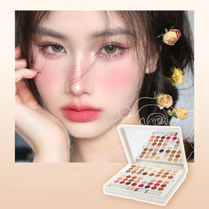Venta al por mayor Venta caliente Etiqueta privada 69 colores Duochrome Sombra de ojos con pinceles Crema Paleta de sombras de ojos - Product Image 3