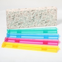 Spingitori Trasparenti per Tessere Mahjong Americane con Cuscinetti Antiscivolo, Impermeabili e Durevoli, Confezione Colorata per Gioco del Mahjong