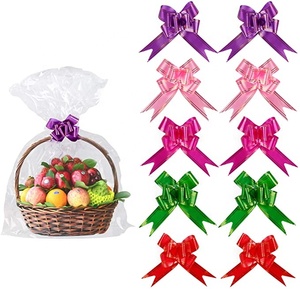 Panier <span class=keywords><strong>de</strong></span> rangement en osier Offre Spéciale pour <span class=keywords><strong>fruits</strong></span> ou cadeaux avec emballage en cellophane Meilleur vendeur - Product Image 3