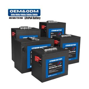 Batería de Litio OEM ODM para Carrito de Golf, Scooter, Motocicleta, Barco, 36V 48V 60V 96V 72V - Product Image 1
