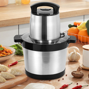 Meat <b>Grinder</b> 6L Stainless Steel Commercial Meat Mincer Garlic Crusher Vegetable Crusher Food Processor Multi Function Kitchen - Product Image 1
