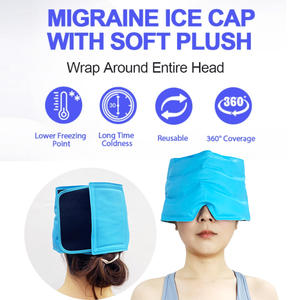 Venta al <span class=keywords><strong>por</strong></span> mayor 3-en-1 Gel Ice Pack Wrap caliente/frío/hielo con velcro para aliviar la migraña Alivio del estrés <span class=keywords><strong>y</strong></span> gorra para el <span class=keywords><strong>cuello</strong></span> - Product Image 6