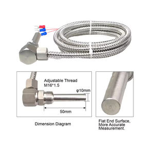Sonde RTD pour moteur à gaz d'échappement industriel de type L Capteur de température de roulement de moteur Pt100 - Product Image 2