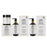 Vente en gros de kits de soins capillaires de luxe avec shampoing et après-shampoing au Botox pour renforcer l'hydratation et le lissage
