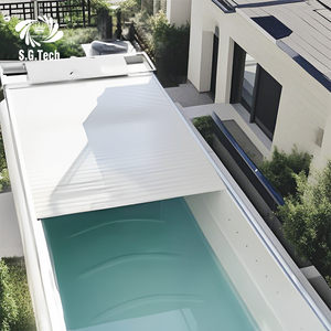 Couronne d'eau <span class=keywords><strong>volet</strong></span> roulant automatique personnalisé couverture <span class=keywords><strong>de</strong></span> <span class=keywords><strong>piscine</strong></span> adulte applicable couverture motorisée pour <span class=keywords><strong>piscine</strong></span> automatique creusée - Product Image 5