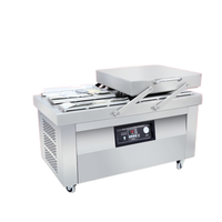 Scelleuse sous vide automatique à double chambre DZ-400 pour sacs plastiques de grande taille, emballage alimentaire, compression et conservation