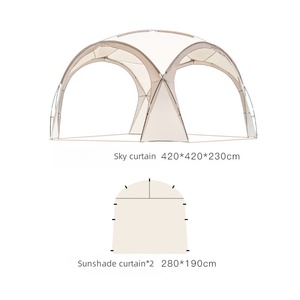 Grande tente pliante portable de style moderne pour le camping en plein air, résistante au vent et à la pluie, abri solaire pour événements TM0009 Gaze - Product Image 3