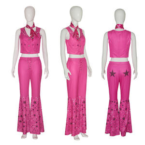 Real People Cosplay Robe à bretelles rose européenne et américaine Robe de soirée pour filles - Product Image 3