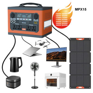 Centrale Électrique Portable au Lithium Ternaire à Onde Sinusoïdale Pure 400W, Entrée Solaire, Charge Rapide XT90, Démarreur de Voiture, 2500+ Cycles - Product Image 1