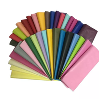 Papier de soie recyclable personnalisé en gros, blanc et rose, doux, enduit de cire, avec finition brillante/mate, pour emballage de luxe