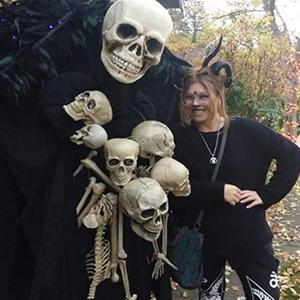 Diadema de cuerno de hormiga gótica Halloween negro plata oro cabra cuernos Cosplay tocado para fiesta ropa de lujo vestir - Product Image 3