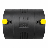 Kopling Las Elektrofusi HDPE SDR11 Fitting Pipa PE100 Tekanan Tinggi untuk Pasokan Air & Teknik Konstruksi