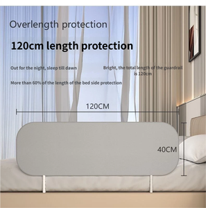 <span class=keywords><strong>Barrière</strong></span> de <span class=keywords><strong>lit</strong></span> en métal portable pour garde-corps de sécurité de prévention des chutes pour enfants et adultes avec matériau Oxford - Product Image 6