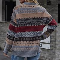 Nouvelle Collection Printemps 2026 – Cardigan en Maille Décontracté pour Femme avec Logo Frontal – Coupe Ample Tendance