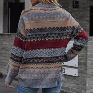 <span class=keywords><strong>Primavera</strong></span> 2026 Nuevo Suéter de Punto Casual para <span class=keywords><strong>Mujer</strong></span>, Cárdigan con Logotipo Frontal, Holgado y a la Moda - Product Image 4