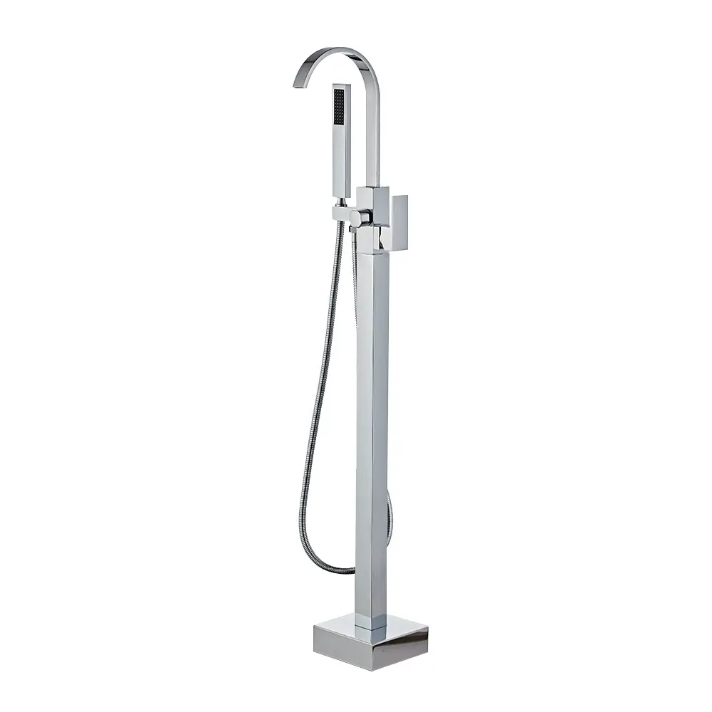 freestanding Bathtub floor tub bath showers bathroom Water taps Shower Mixer Tap faucet