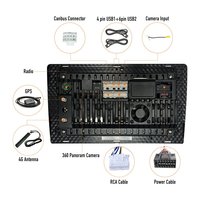 Radio Mobil untuk Hyundai IX45 Santafe 2012-2016 2Din Octa Core Stereo Mobil DVD GPS Navigasi Player Multimedia Android Auto Carplay