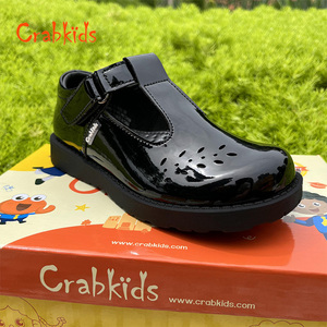 Crabkids Jane Cô Gái Giản Dị Giày Cho Đám Cưới căn hộ Chất Lượng Đồng Phục Sinh Viên Công Chúa Trẻ Em Kid Trường Ăn Mặc Sinh Viên Giản Dị Giày - Product Image 2
