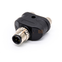 Connecteur M8, séparateur en Y, type T, 3, 4, 5, 6 broches, plastique, étanche IP67, adaptateur de capteur industriel, 1 mâle vers 2 femelles