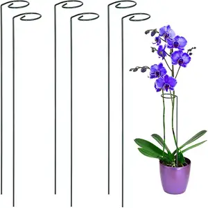 फैक्टरी मूल्य धातु पुष्प फूल समर्थन के छल्ले उद्यान एकल स्टेम संयंत्र दांव के लिए फूल Amaryllis