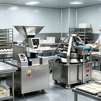 Máquina Automática Divisora y Redondeadora de Bolas de Masa para Panecillos y Bollos