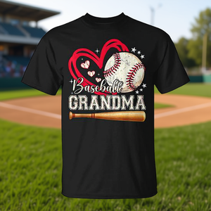 เสื้อยืดคุณย่าเบสบอล ดีไซน์น่ารักสำหรับคุณย่า ใส่ได้ทั้งครอบครัว - Product Image 3