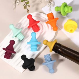 Food-grade Silicone Corks - Airtight Red <b>Wine</b> Preservation Stoppers, Sealing Plug <b>Wine</b> Bottle Cork Silicone <b>Wine</b> Plug - Product Image 4