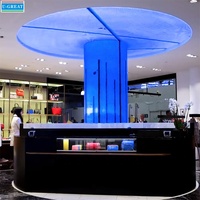 Prix exusine P3 led incurvé vidéo 3mm circulaire publicité led écran pour supermarché