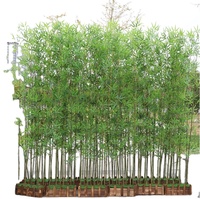 Bâtons de bambou synthétiques en Pvc, 1 mètre, plantes artificielles, arbre avec feuilles de bambou artificielles