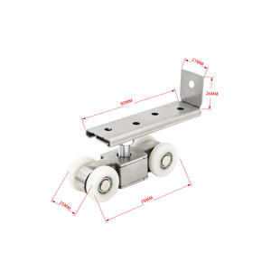 Armoire à roulettes pour porte coulissante, quincaillerie, rail de roue et roulettes pour porte coulissante - Product Image 4