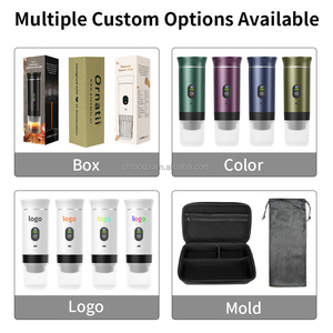 <b>Portable</b> 3 in 1 20 Bar Self Heating USB-C Battery Espresso Machine Capsules Ground <b>Coffee</b> for Travel Camping Office Small Capsul - Product Image 3