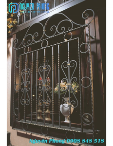 Hermosos diseños de hierro con diseños de ventanas de parrilla de hierro forjado con el mejor precio - Product Image 4