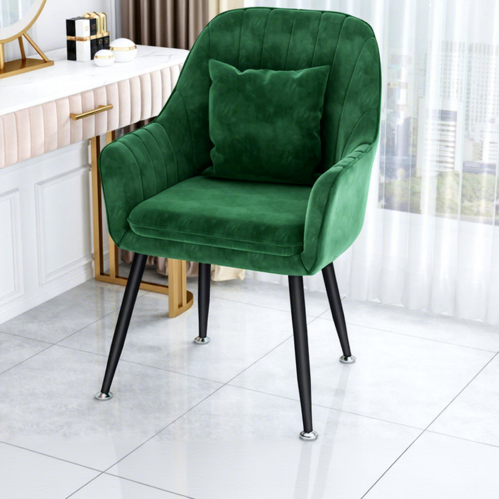green velvet dressing table chair Michelle Green Velvet Chair