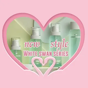Nouvelle arrivée d'élégants emballages de bouteilles en verre de la série White Swan pour réchauffer la Saint-Valentin en 2024