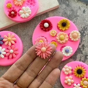 Kitchen <b>Baking</b> Tools Flowers Fondant Cake Decorating Tools Molde De <b>Silicone</b> - Product Image 3