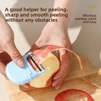 Magnetische Schilmes, Scherpe Multifunctionele Fruit- en Groenteschiller voor Appel, Aardappel, Keuken, Groothandel, Voedselveilig