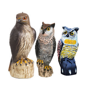 Jardin Plastique Jardin Effrayer les <span class=keywords><strong>oiseaux</strong></span> Décoration animale Mobile ScareCrow Simulation Hibou - Product Image 2