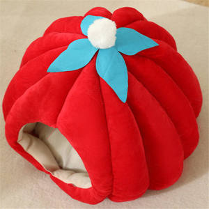 Cama para Gatos Pumpkin Cat Nest, Lujo Sostenible, Semi-Cerrada, Cómoda para Gatitos, Uso en las Cuatro Estaciones, Desmontable - Product Image 2
