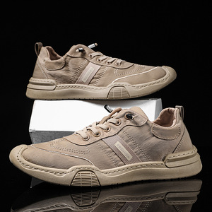 Automne décontracté respirant bas plat tendance <span class=keywords><strong>sans</strong></span> lacets séchage rapide anti-dérapant hommes chaussures <span class=keywords><strong>en</strong></span> <span class=keywords><strong>toile</strong></span> - Product Image 3