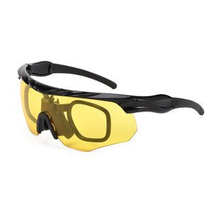 Gafas Tácticas con Montura Completa, Lentes de Policarbonato Antivaho, Protección UV, Equipo de Protección Ocular para Deportes al Aire Libre para Hombre - Product Image 3