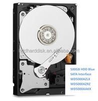Disque dur interne WD5000AZLX 500 Go bleu 3,5 pouces SATA 6 Gbit/s 7200 tr/min avec cache pour stockage et mise à niveau système de PC de bureau