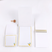 Bloc-notes adhésif en papier personnalisé avec logo personnalisé, créatif, coloré, fait à la main, ensemble de papeterie, cadeau promotionnel, 20x21cm, couleur